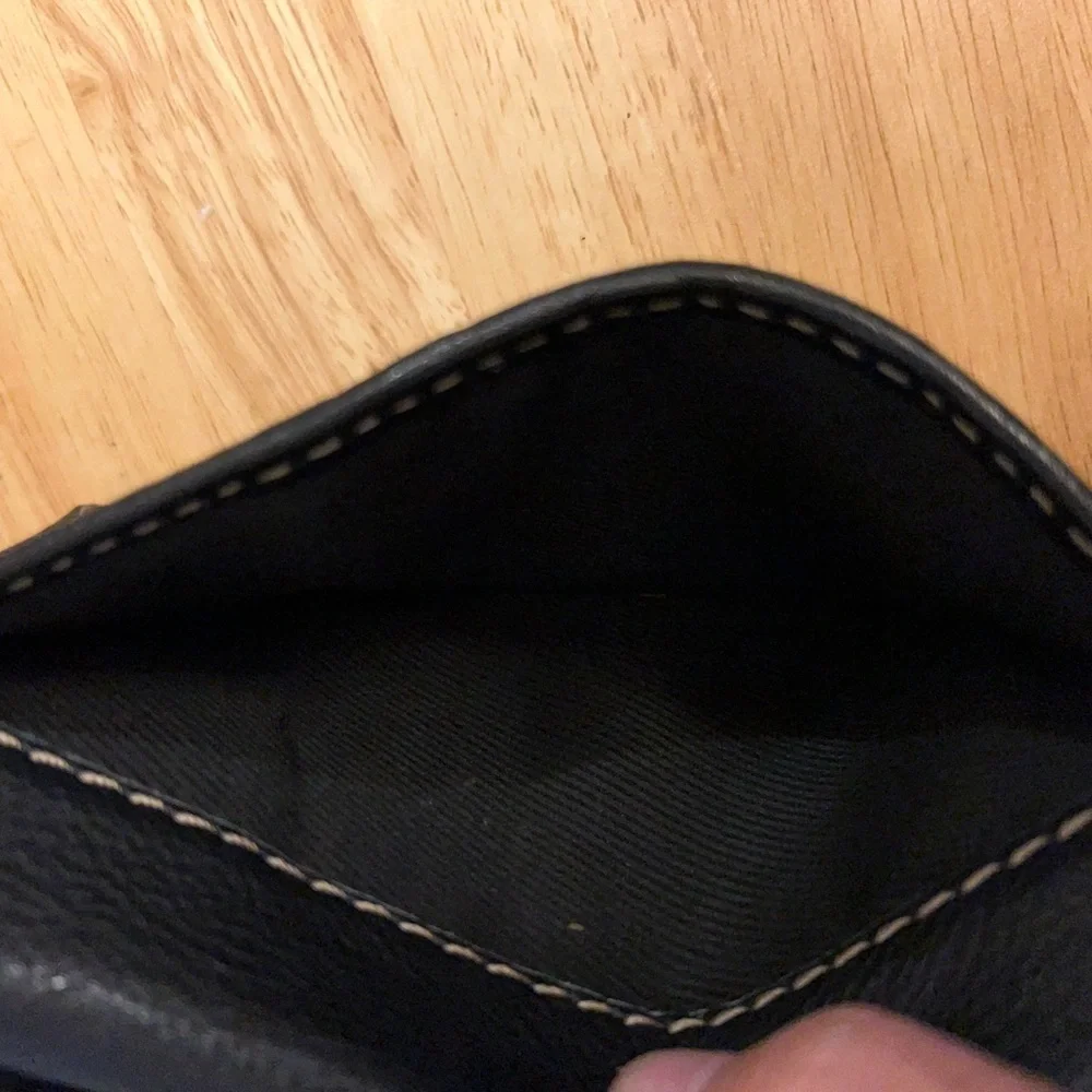 Stetson Black Leather Bi-Fold & Card Holder